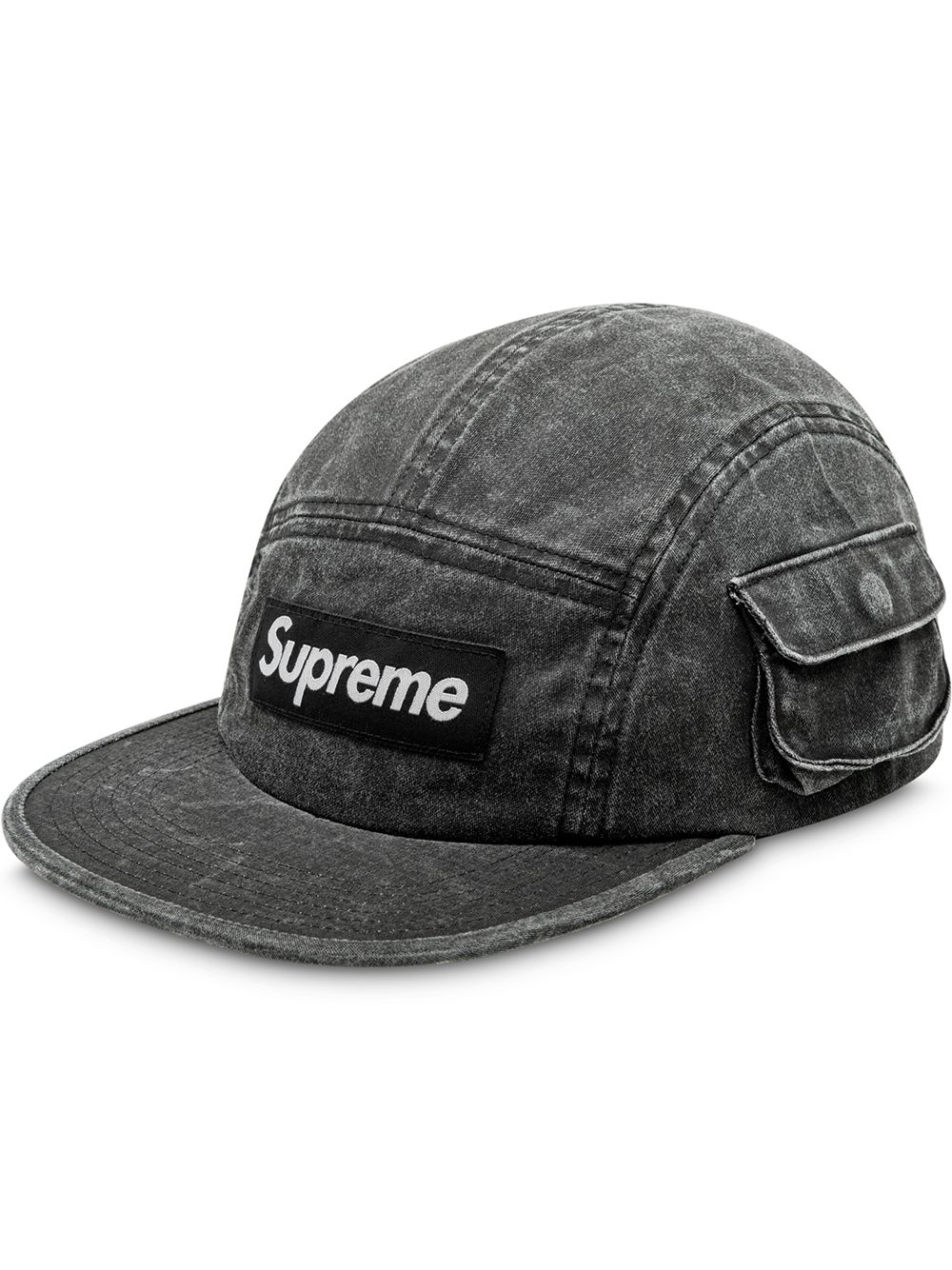 Supreme snap pocket camp cap - Grey von Supreme