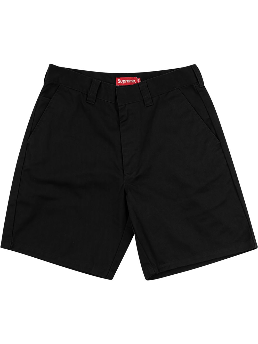 Supreme straight-leg Work shorts - Black von Supreme