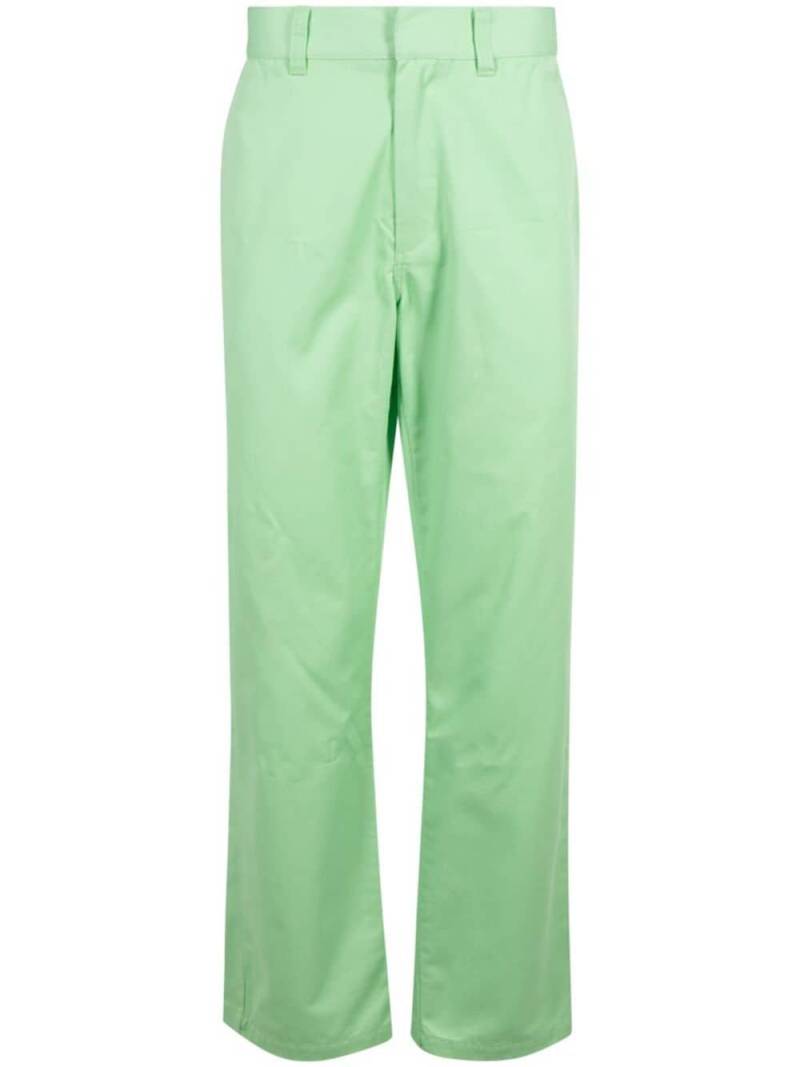 Supreme straight-leg cotton trousers - Green von Supreme