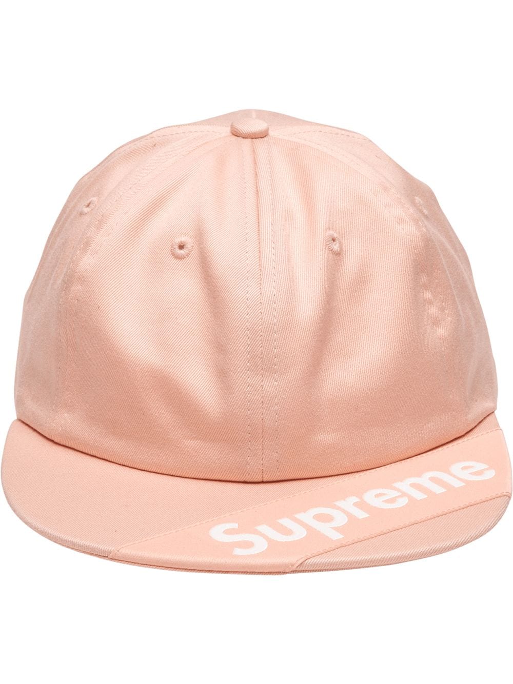 Supreme visor label 6-panel cap - Orange von Supreme