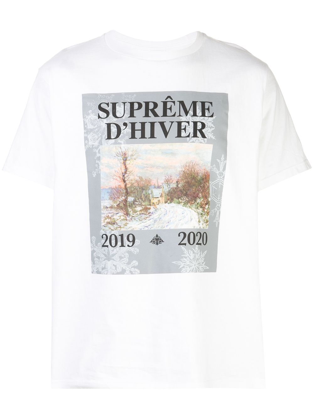 Supreme D Hiver graphic-print T-shirt - White von Supreme