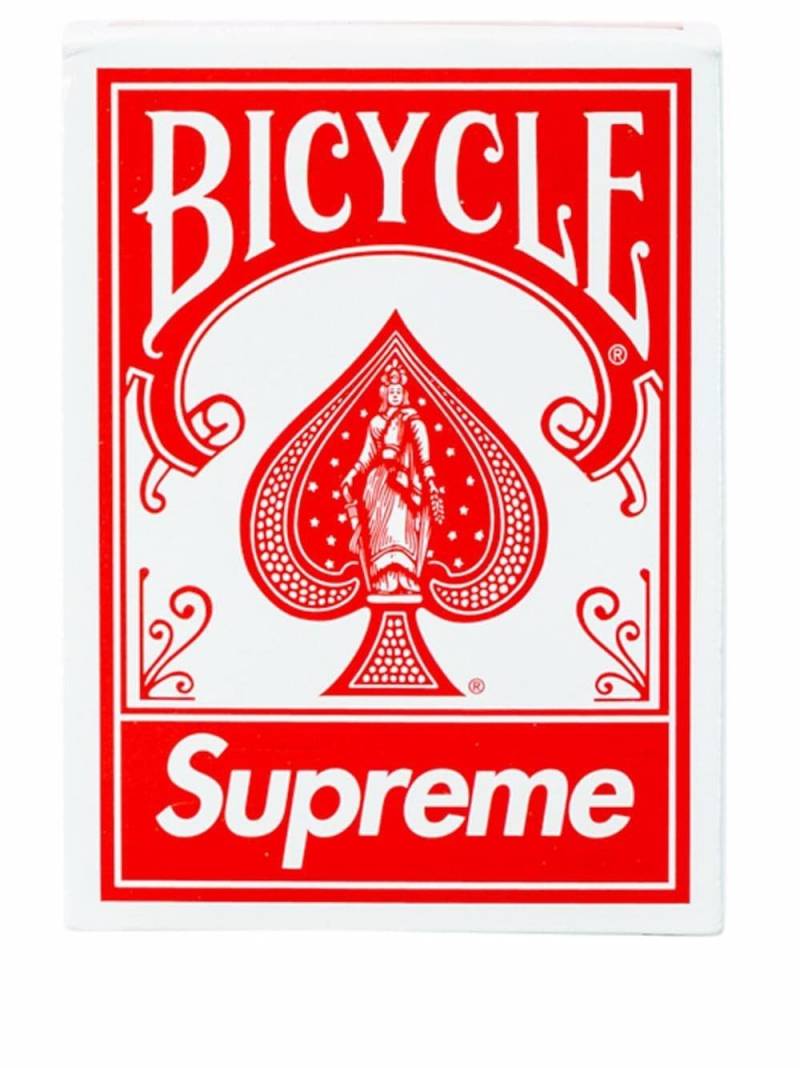 Supreme x Bicycle mini playing cards deck - Red von Supreme