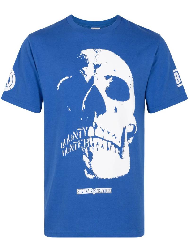 Supreme x Bounty Hunter Skulls T-shirt - Blue von Supreme