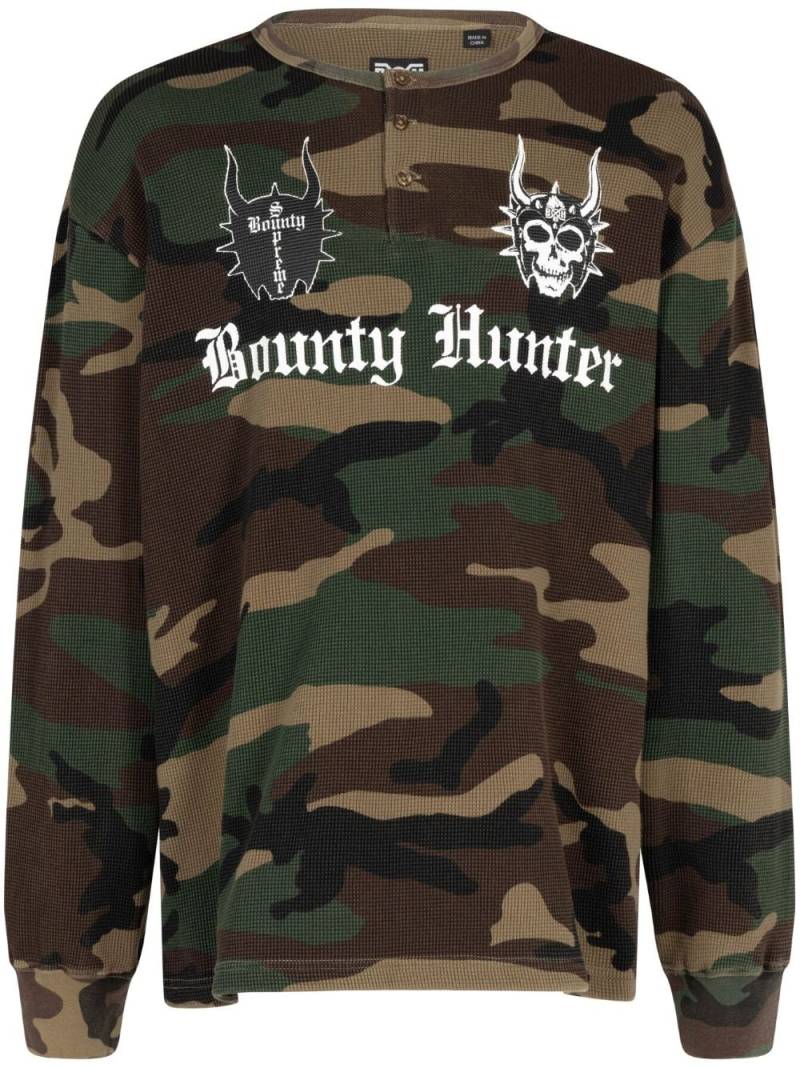 Supreme x Bounty Hunter Thermal Henley long-sleeve T-shirt - Green von Supreme