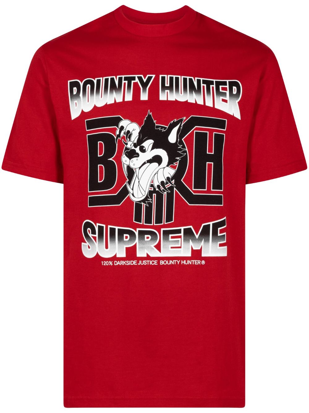 Supreme x Bounty Hunter Wolf T-shirt - Red von Supreme