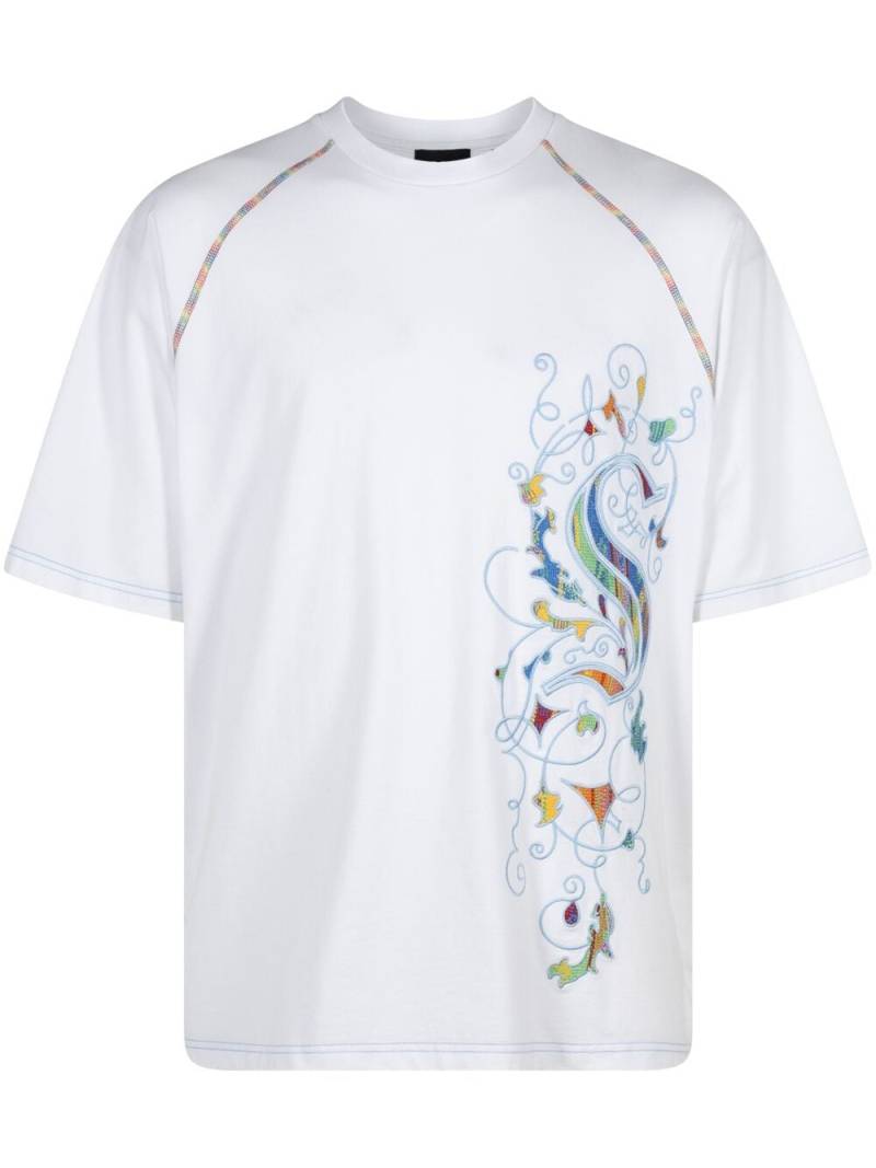 Supreme x Coogi embroidered-motif cotton T-shirt - White von Supreme