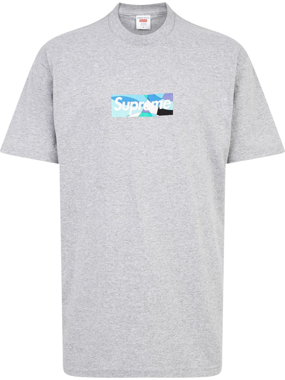 Supreme x Emilio Pucci Box Logo T-shirt - Grey von Supreme