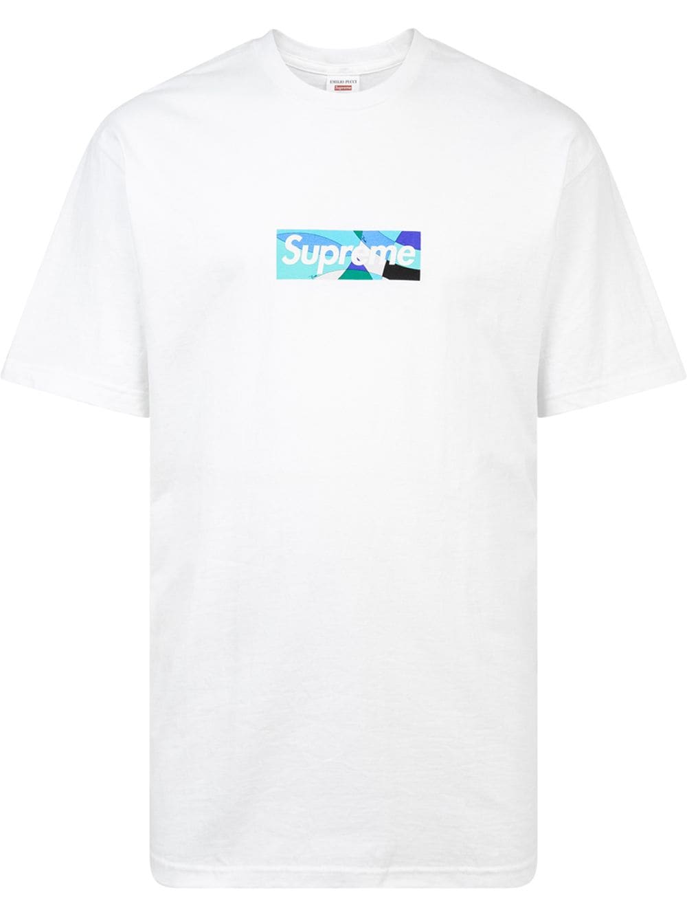 Supreme x Emilio Pucci box-logo T-shirt - White von Supreme