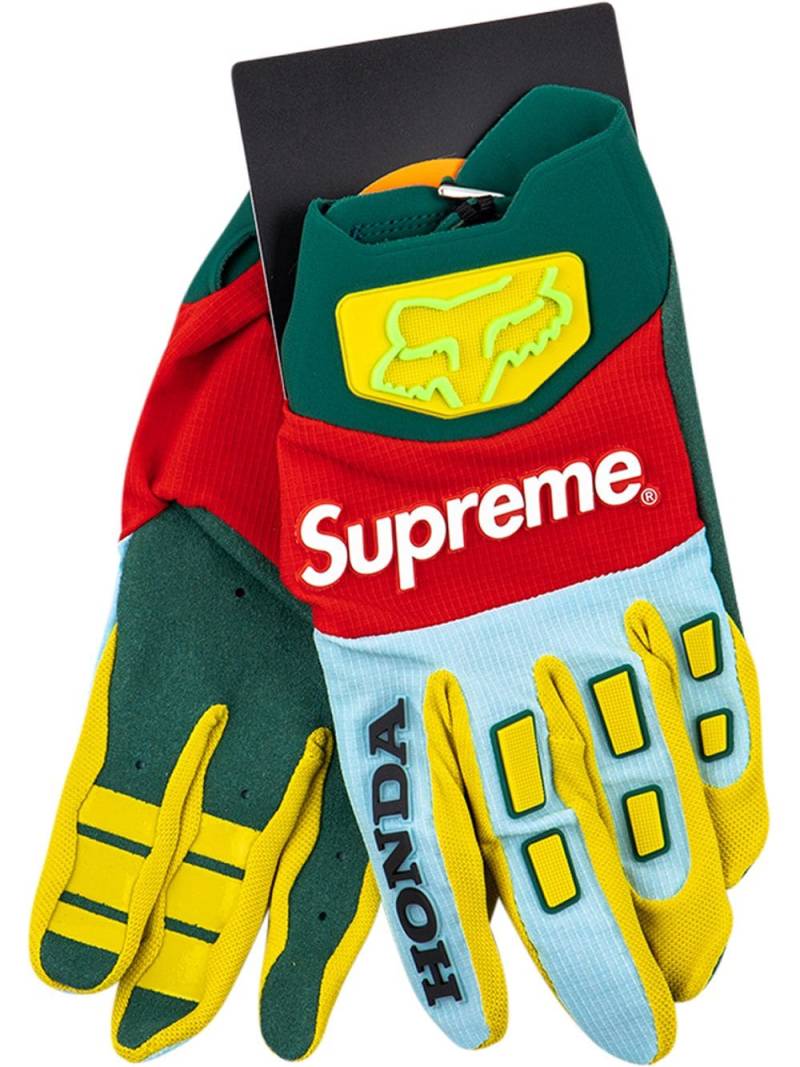 Supreme x Honda Fox racing gloves - Blue von Supreme