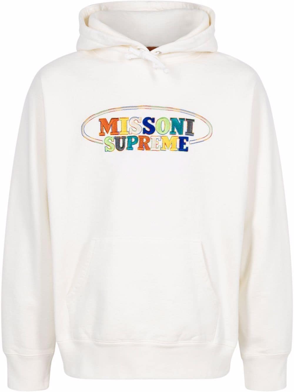 Supreme x Missoni logo-embroidered hoodie "FW21" - White von Supreme