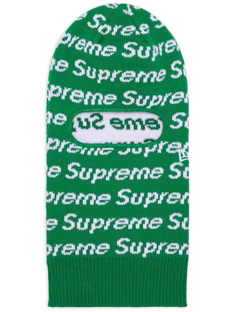 Supreme x New Era Repeat balaclava - Green von Supreme