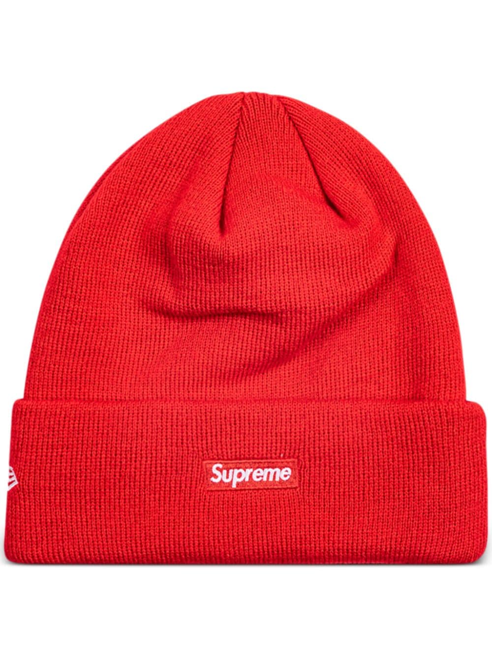 Supreme x New Era S Logo beanie hat - Red von Supreme