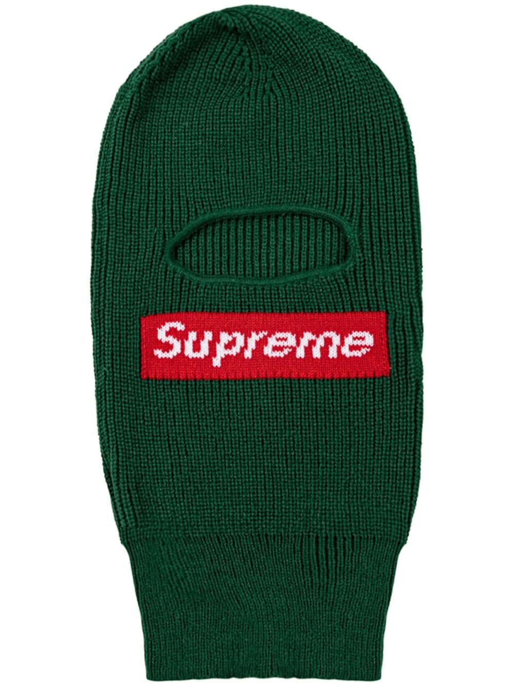 Supreme x New Era Box Logo balaclava - Green von Supreme