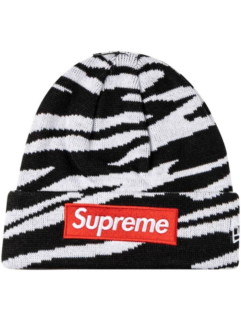 Supreme x New Era Box Logo beanie - Black von Supreme