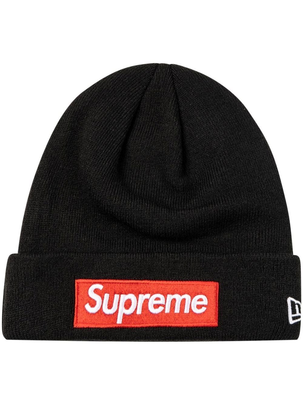 Supreme x New Era box-logo beanie - Black von Supreme