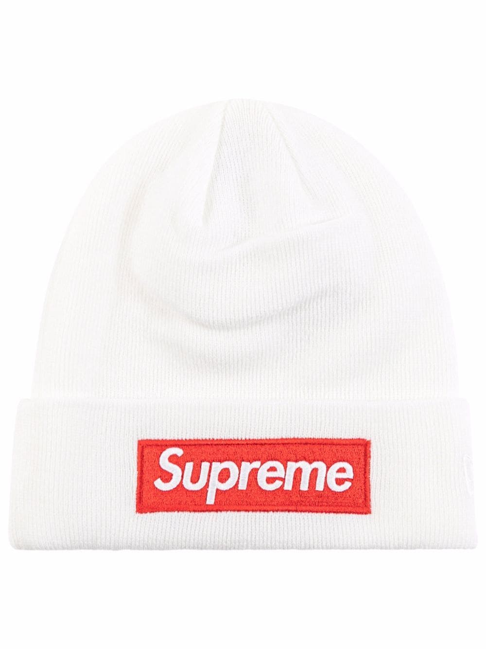 Supreme x New Era Box Logo beanie - White von Supreme