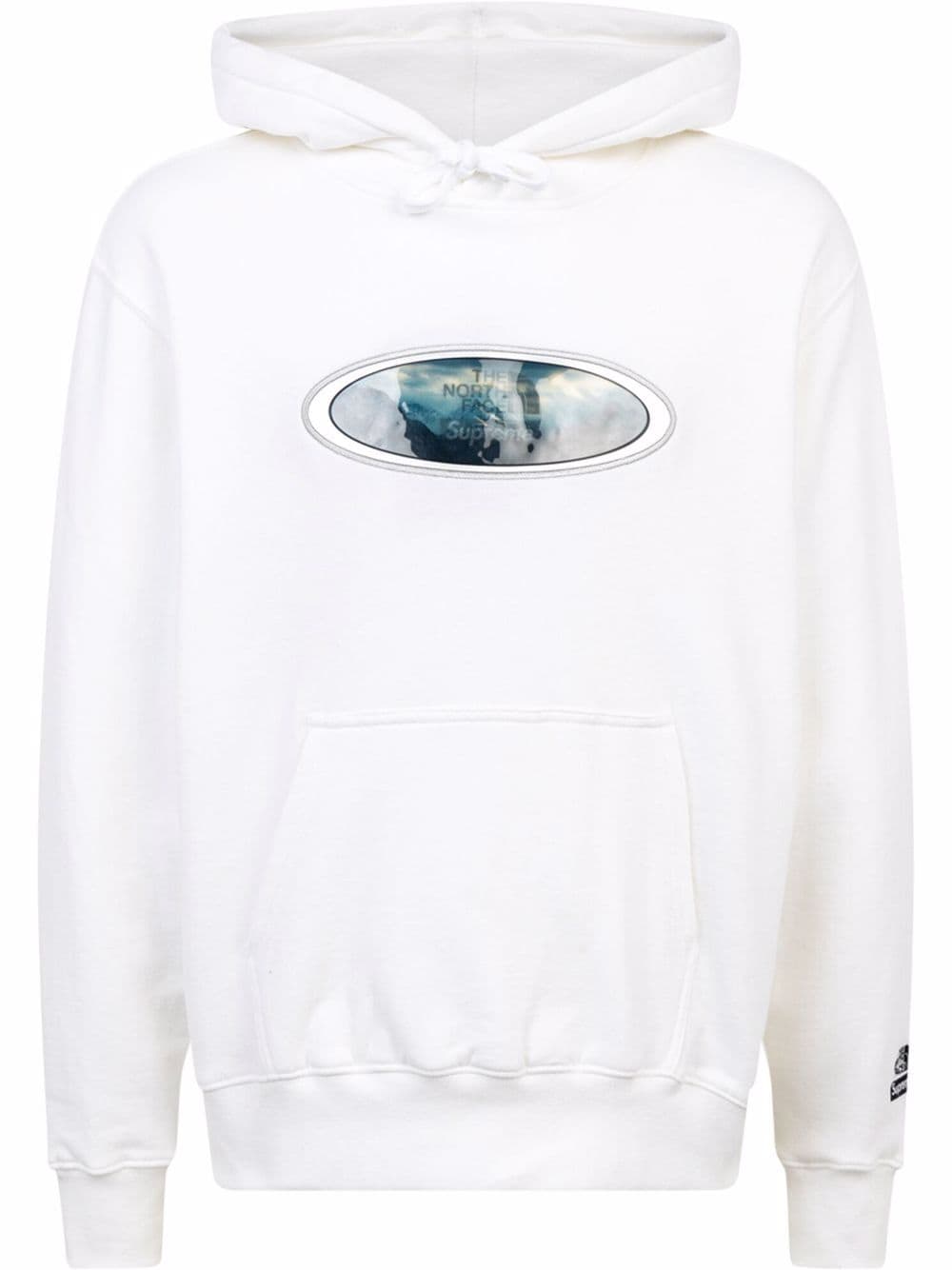 Supreme x TNF Lenticular Mountains hoodie - White von Supreme