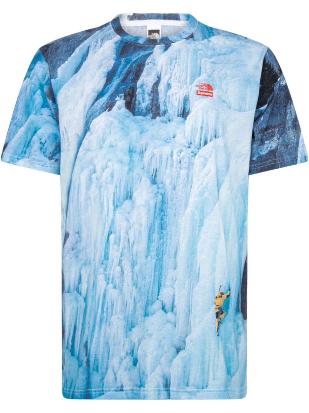 Supreme x The North Face Ice Climb T-shirt - Blue von Supreme