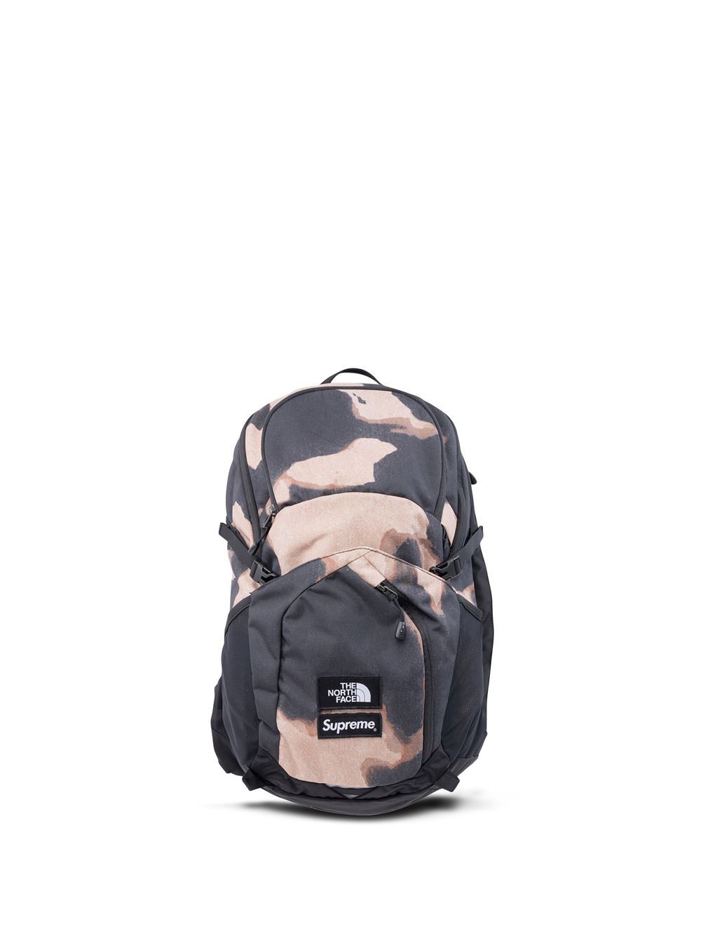 Supreme x The North Face Pocon bleached denim-print backpack - Black von Supreme