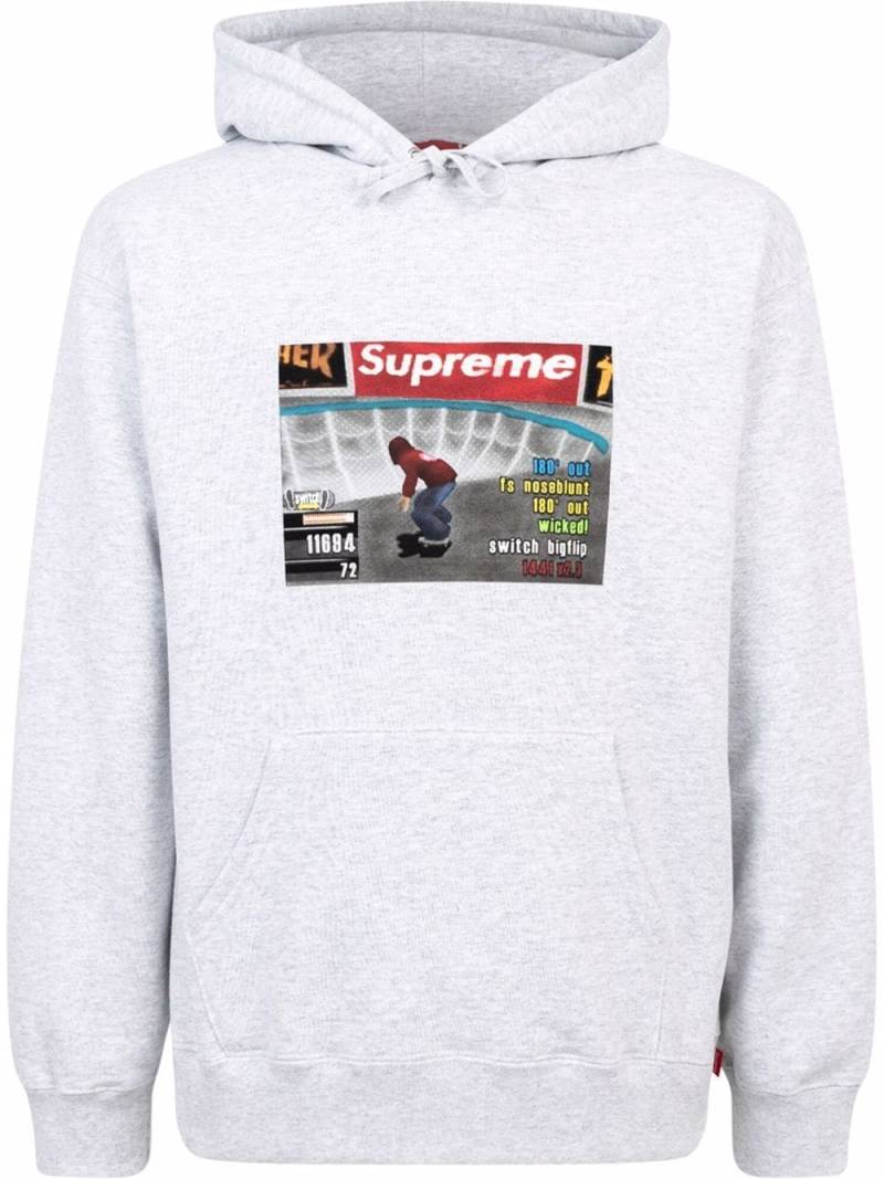 Supreme Thrasher graphic-print hoodie - Grey von Supreme