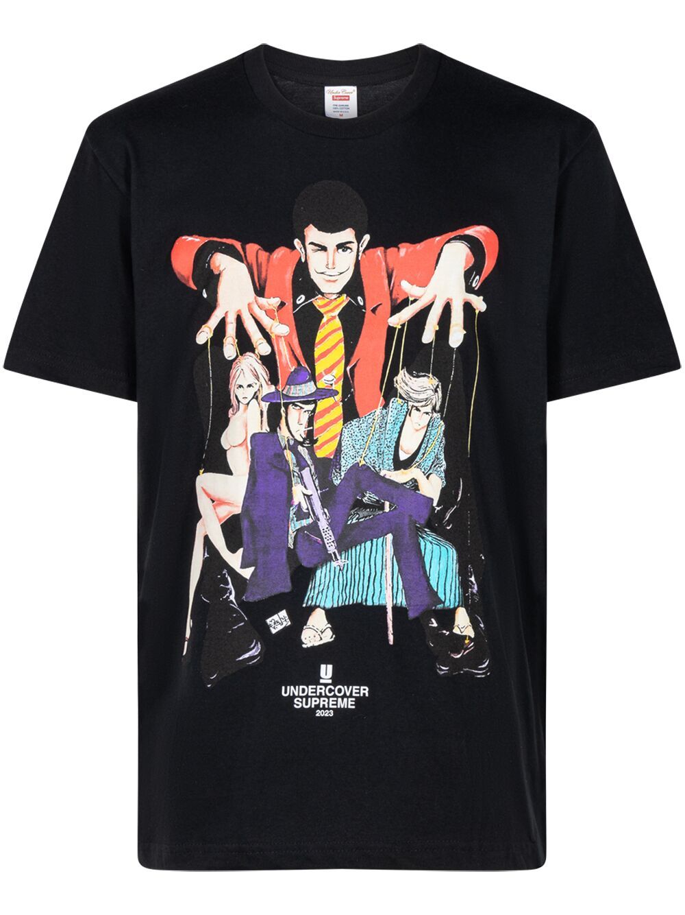 Supreme x Undercover Lupin cotton T-shirt - Black von Supreme