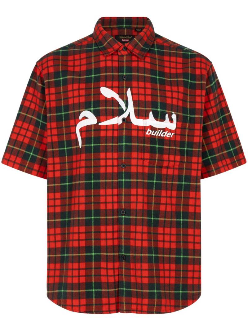 Supreme x Undercover "Red Plaid" flannel shirt von Supreme