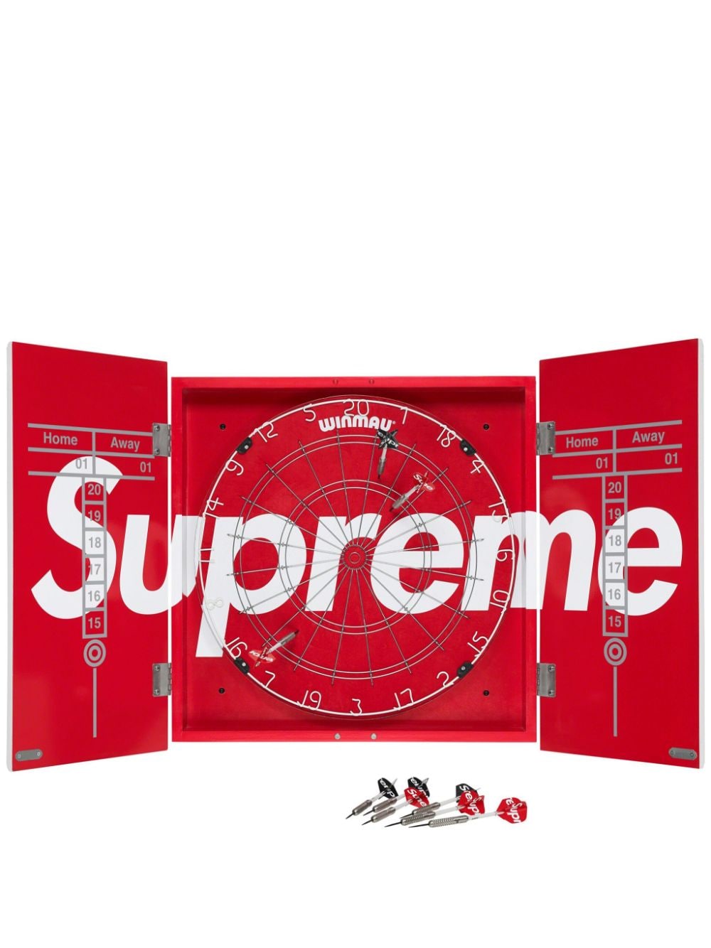 Supreme x Winmau dartboard set - Red von Supreme