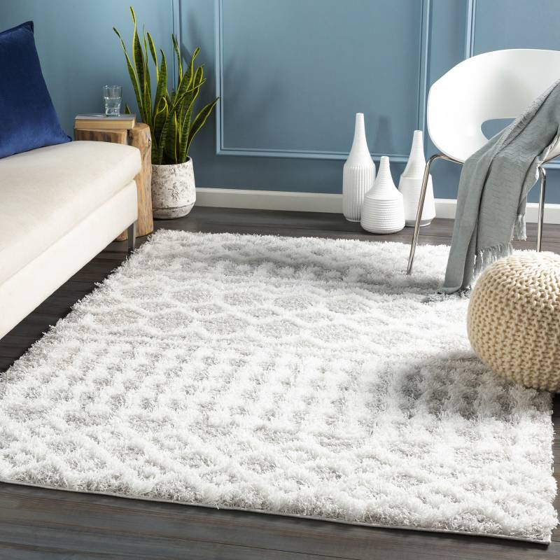 Livabliss Hochflor-Teppich »DUBAI«, rechteckig, 52 mm Höhe, Shaggy Hochflorteppich, Flauschiger, Boho Wohnzimmerteppich/Läufer von Livabliss