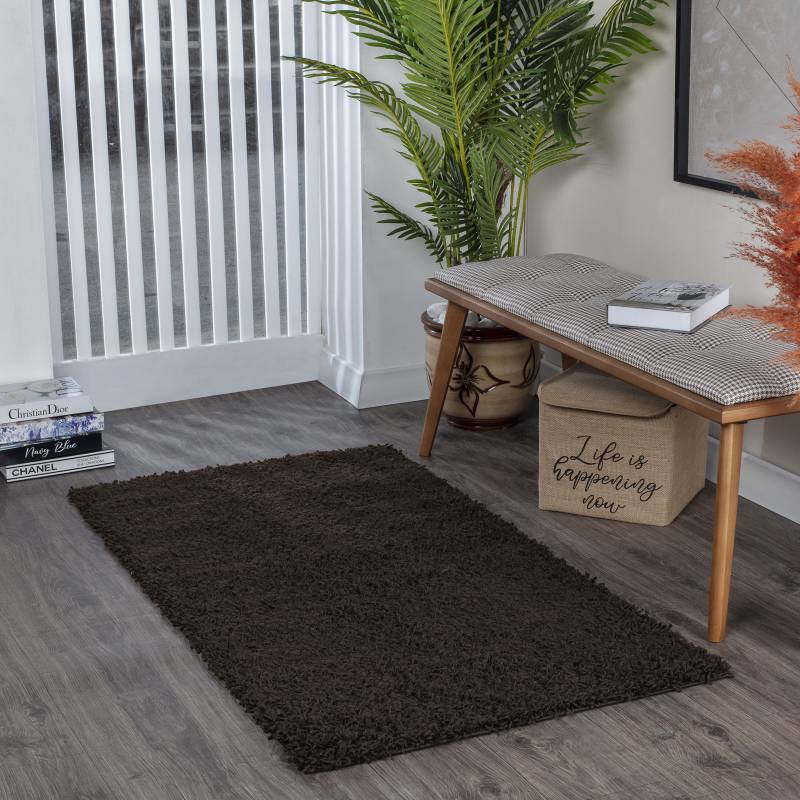 Livabliss Hochflor-Teppich »BORACAY«, rechteckig, 37 mm Höhe, Flauschig, Langflor, Weich, Wohnzimmer Flurteppich, Grau von Livabliss