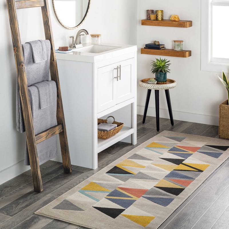 Livabliss Teppich »MILANO«, rechteckig, 11 mm Höhe, Skandi Design, Modern Boho Kurzflor Wohnzimmerteppich, Schlafzimmer von Livabliss