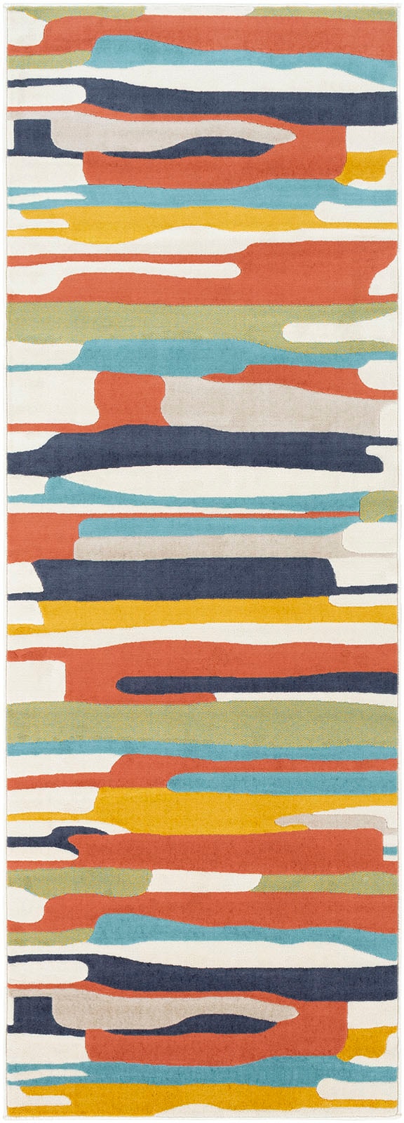 Livabliss Teppich »HOUSTON«, rechteckig, 11 mm Höhe, Skandi Design, Modern Boho Kurzflor Wohnzimmerteppich, Schlafzimmer von Livabliss