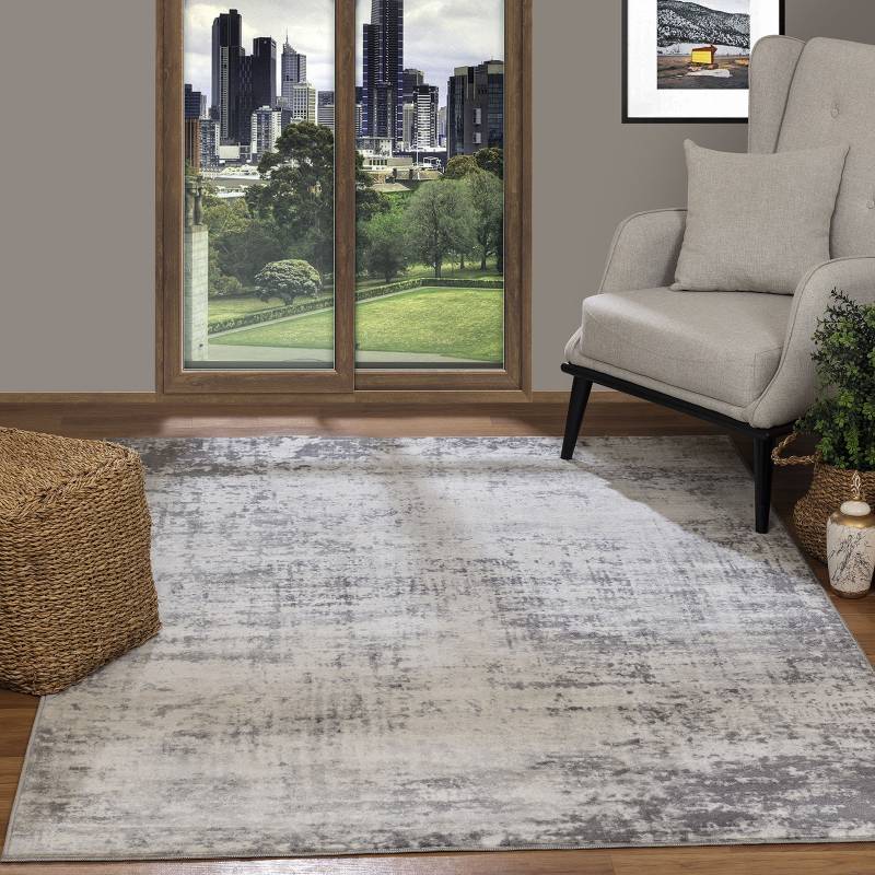 Livabliss Teppich »WAMBA«, rechteckig, 10 mm Höhe, Moderner Designerteppich in Marmor Optik, Kurzflor Wohnzimmerteppich von Livabliss