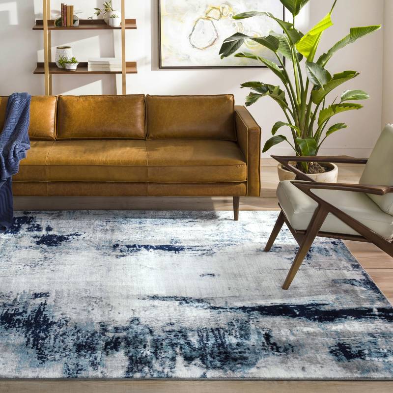 Livabliss Teppich »HELSINKI«, rechteckig, 11 mm Höhe, Designerteppich in Marmor Optik, Kurzflor Wohnzimmerteppich/Läufer von Livabliss