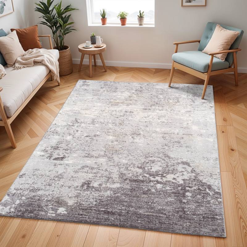 Livabliss Teppich »BANGKOK«, rechteckig, 9 mm Höhe, Designerteppich in Marmor Optik, Kurzflor Wohnzimmerteppich/Läufer von Livabliss