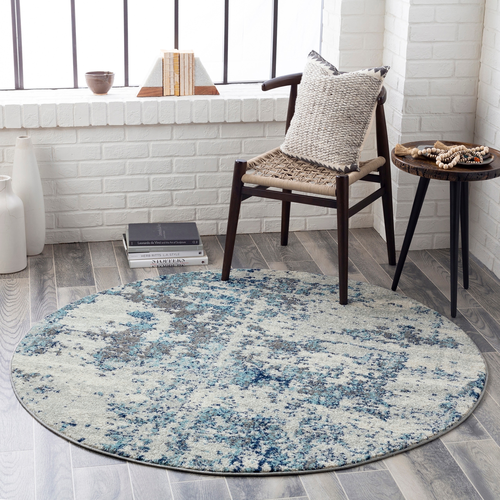 Livabliss Teppich »Abstract«, rund, 11 mm Höhe, Moderner Designerteppich in Marmor Optik, Kurzflor Wohnzimmerteppich Livabliss Teppich »Abstract«, rund, 11 mm Höhe, Moderner Designerteppich in Marmor Optik, Kurzflor Wohnzimmerteppich von Livabliss
