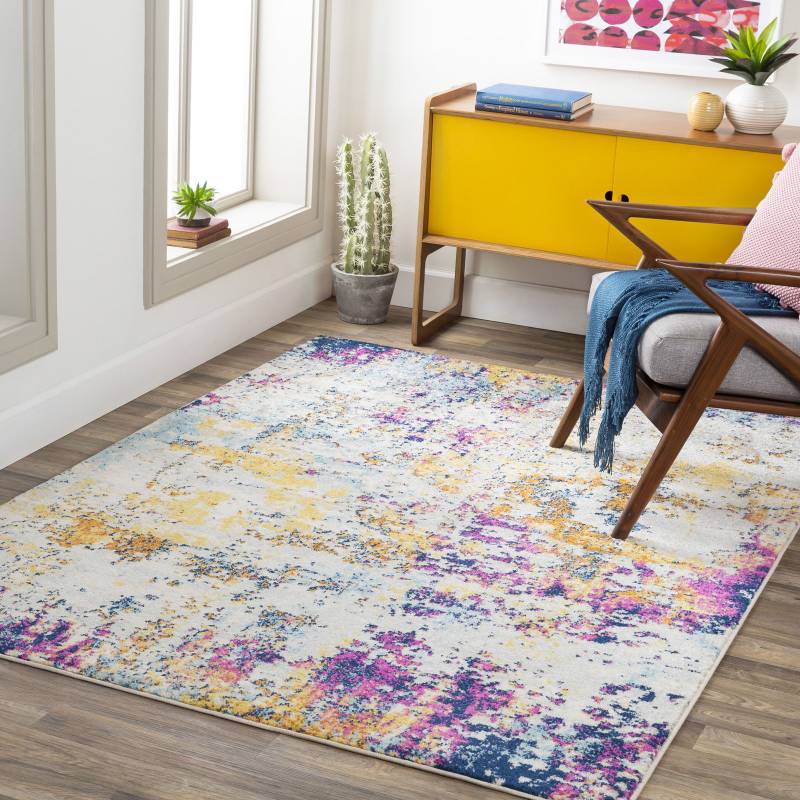 Livabliss Teppich »DUNKIRK«, rechteckig, 11 mm Höhe, Moderner Designerteppich in Marmor Optik, Kurzflor Wohnzimmerteppich von Livabliss