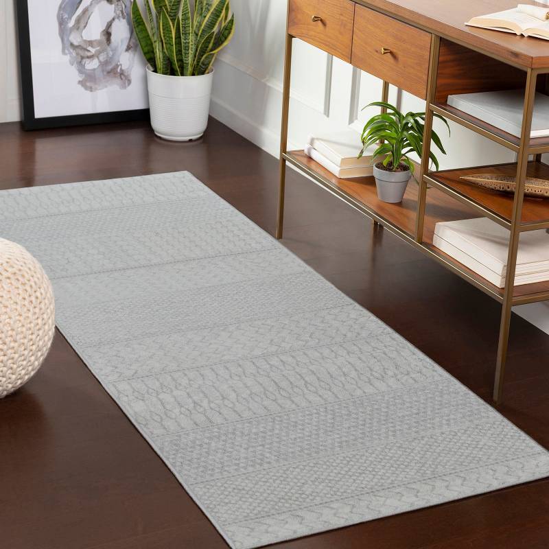 Livabliss Teppich »CIXI«, rechteckig, 11 mm Höhe, Skandinavischer Teppich, Kurzflor Boho-Wohnzimmerteppich, Läufer von Livabliss