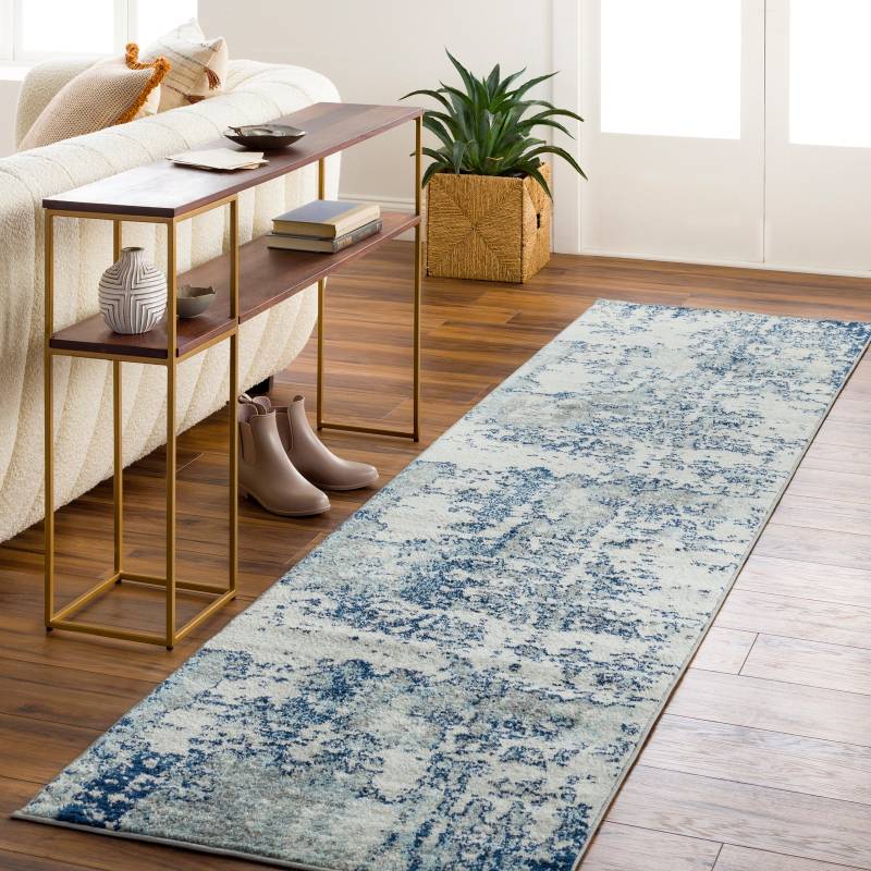 Livabliss Teppich »DUNKIRK«, rechteckig, 11 mm Höhe, Moderner Designerteppich in Marmor Optik, Kurzflor Wohnzimmerteppich von Livabliss