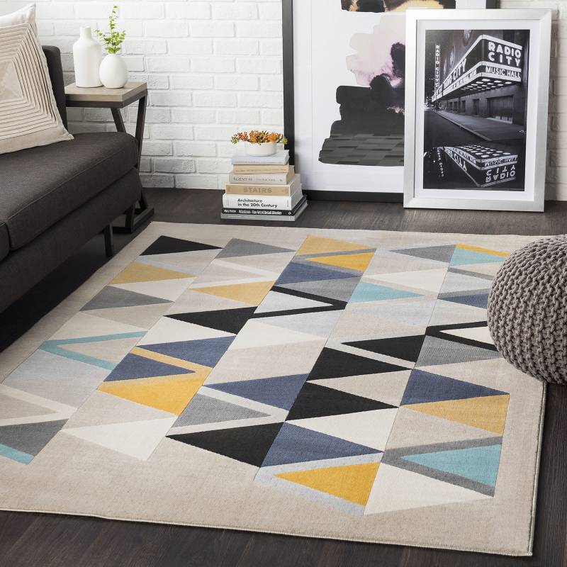 Livabliss Teppich »MILANO«, rechteckig, 11 mm Höhe, Skandi Design, Modern Boho Kurzflor Wohnzimmerteppich, Schlafzimmer von Livabliss