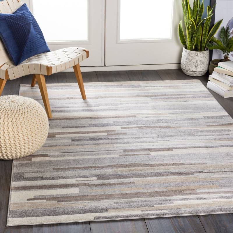 Livabliss Teppich »MAASTRICHT«, rechteckig, 9 mm Höhe, Skandi Design, Modern Boho Kurzflor Wohnzimmerteppich, Flurteppich von Livabliss
