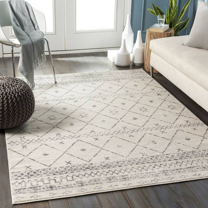 Livabliss Teppich »LIMA«, rechteckig, 9 mm Höhe, Berber, Ethnisch Boho Kurzflor Wohnzimmerteppich, Schlafzimmer von Livabliss