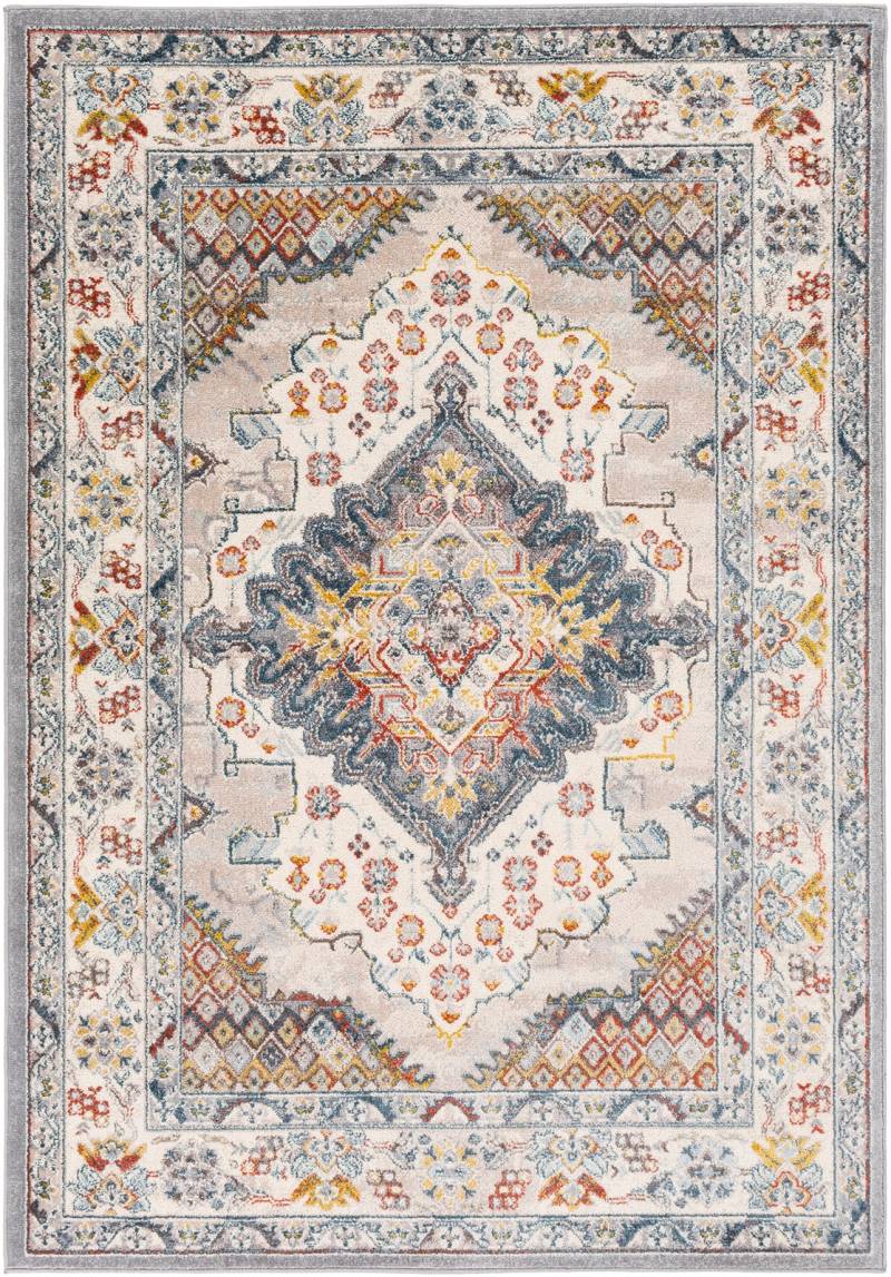 Livabliss Teppich »CASABLANCA«, rechteckig, 12 mm Höhe, Vintage Orientteppich, Kurzflor Boho Wohnzimmerteppich, Läufer von Livabliss