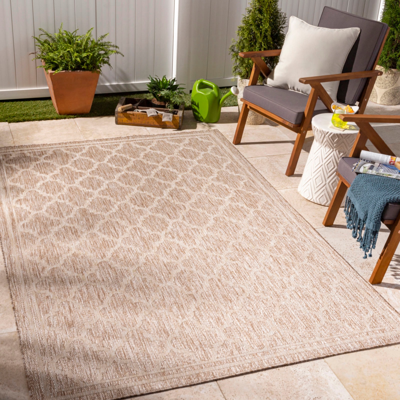 Livabliss Teppich »ORAN«, rechteckig, 4 mm Höhe, Teppich In- /Outdoor Boho Jute-Optik, Balkon, Terrasse, Garten, Beige Livabliss Teppich »ORAN«, rechteckig, 4 mm Höhe, Teppich In- /Outdoor Boho Jute-Optik, Balkon, Terrasse, Garten, Beige von Livabliss