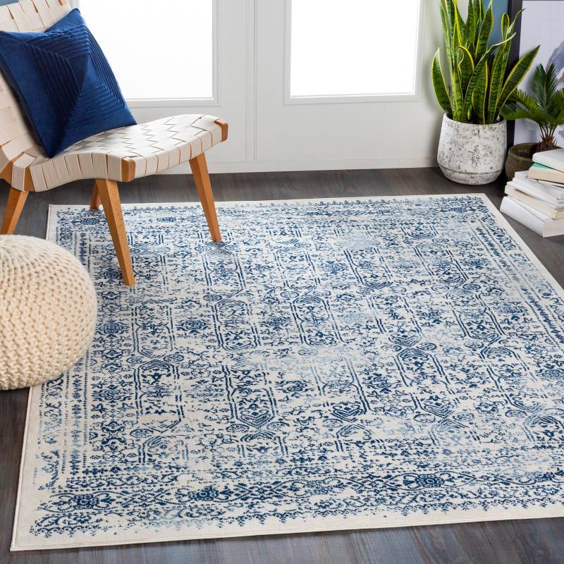 Livabliss Teppich »OTTAWA«, rechteckig, 9 mm Höhe, Vintage Orientteppich, Kurzflor Boho Wohnzimmerteppich, Läufer von Livabliss