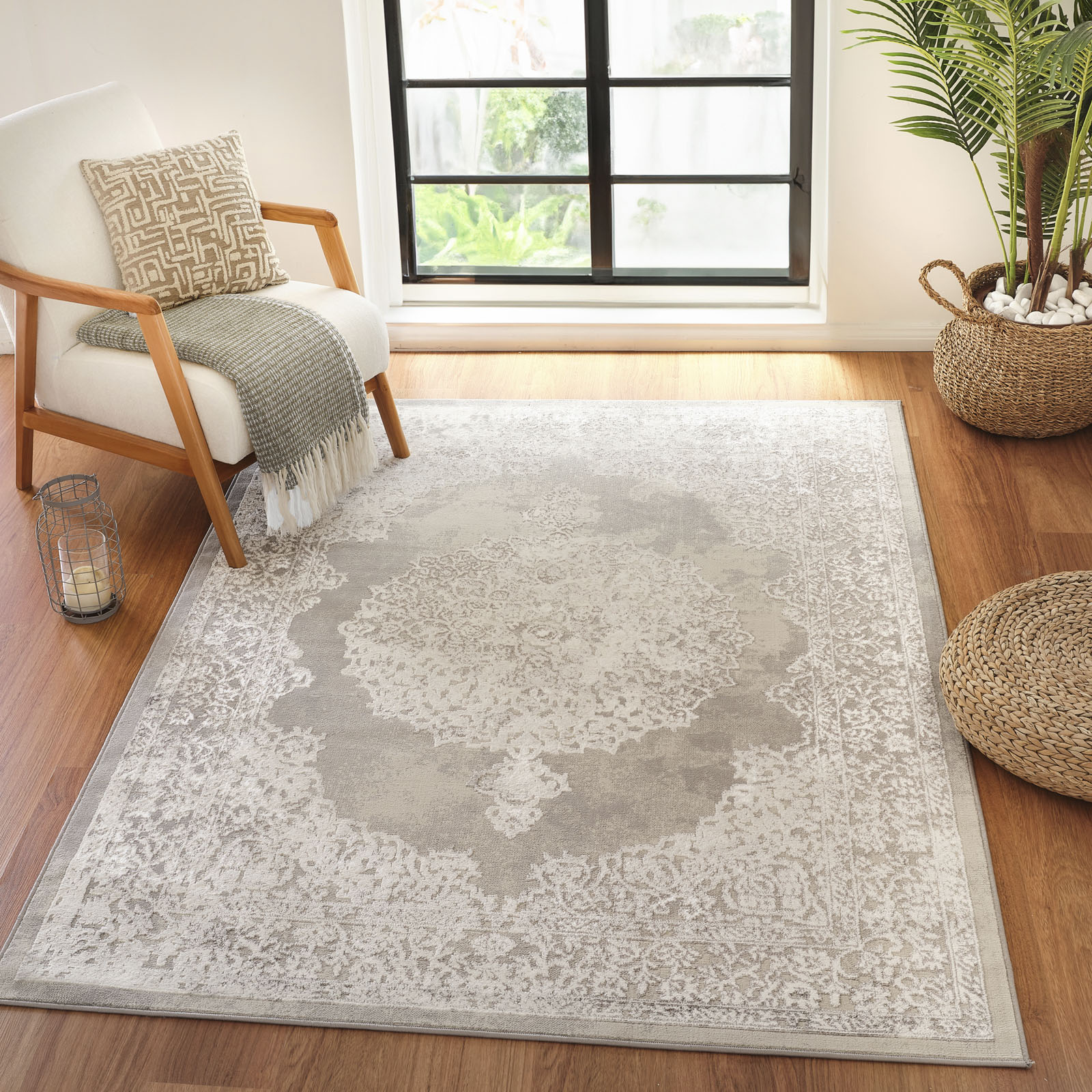 Livabliss Teppich »LOCKPORT«, rechteckig, 10 mm Höhe, Kurzflor Orientteppich, Wohnzimmer, Schlafzimmer, Beige Livabliss Teppich »LOCKPORT«, rechteckig, 10 mm Höhe, Kurzflor Orientteppich, Wohnzimmer, Schlafzimmer, Beige von Livabliss