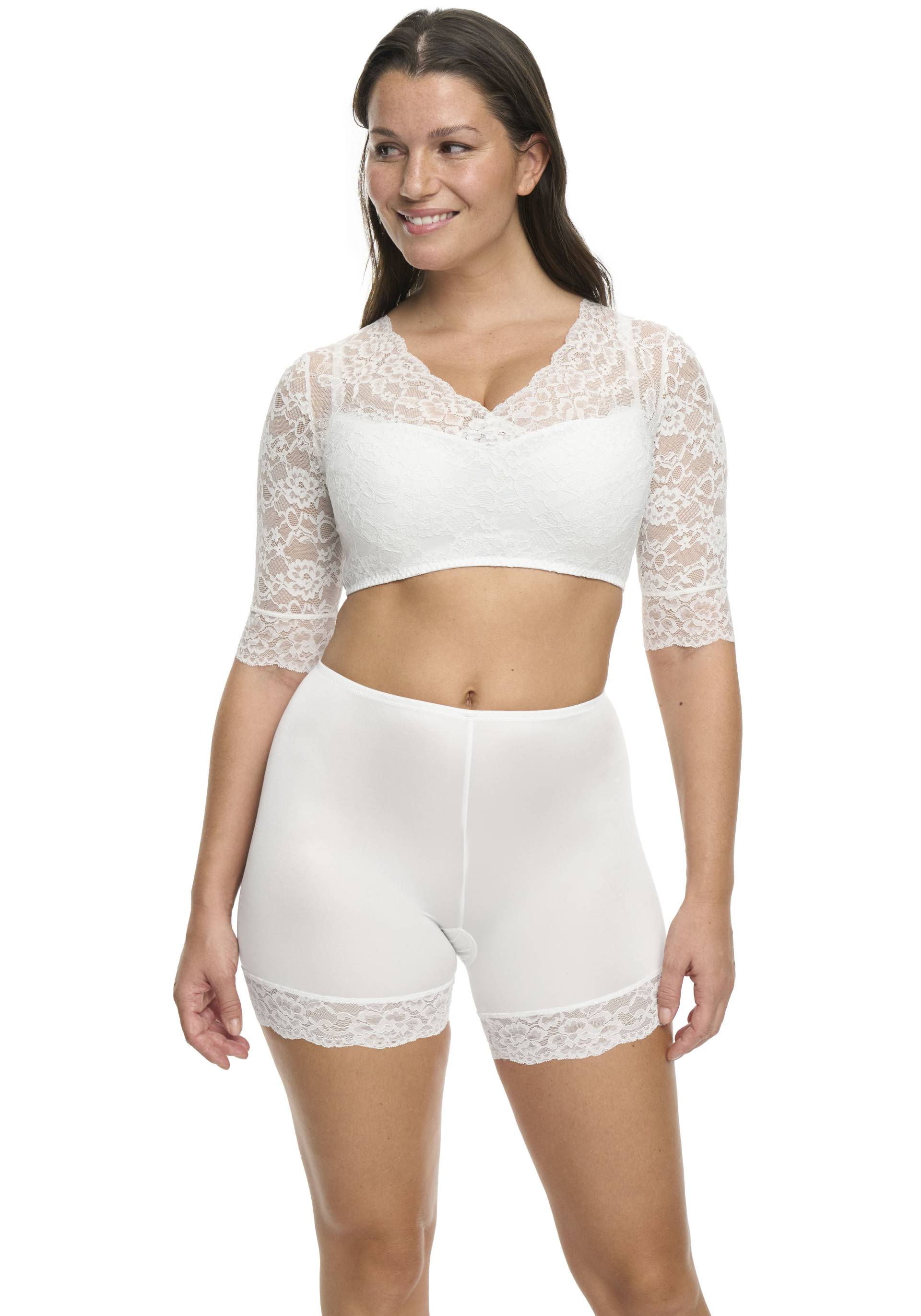 Susa Blusentop, mit floraler Spitze Susa Blusentop, mit floraler Spitze von Susa