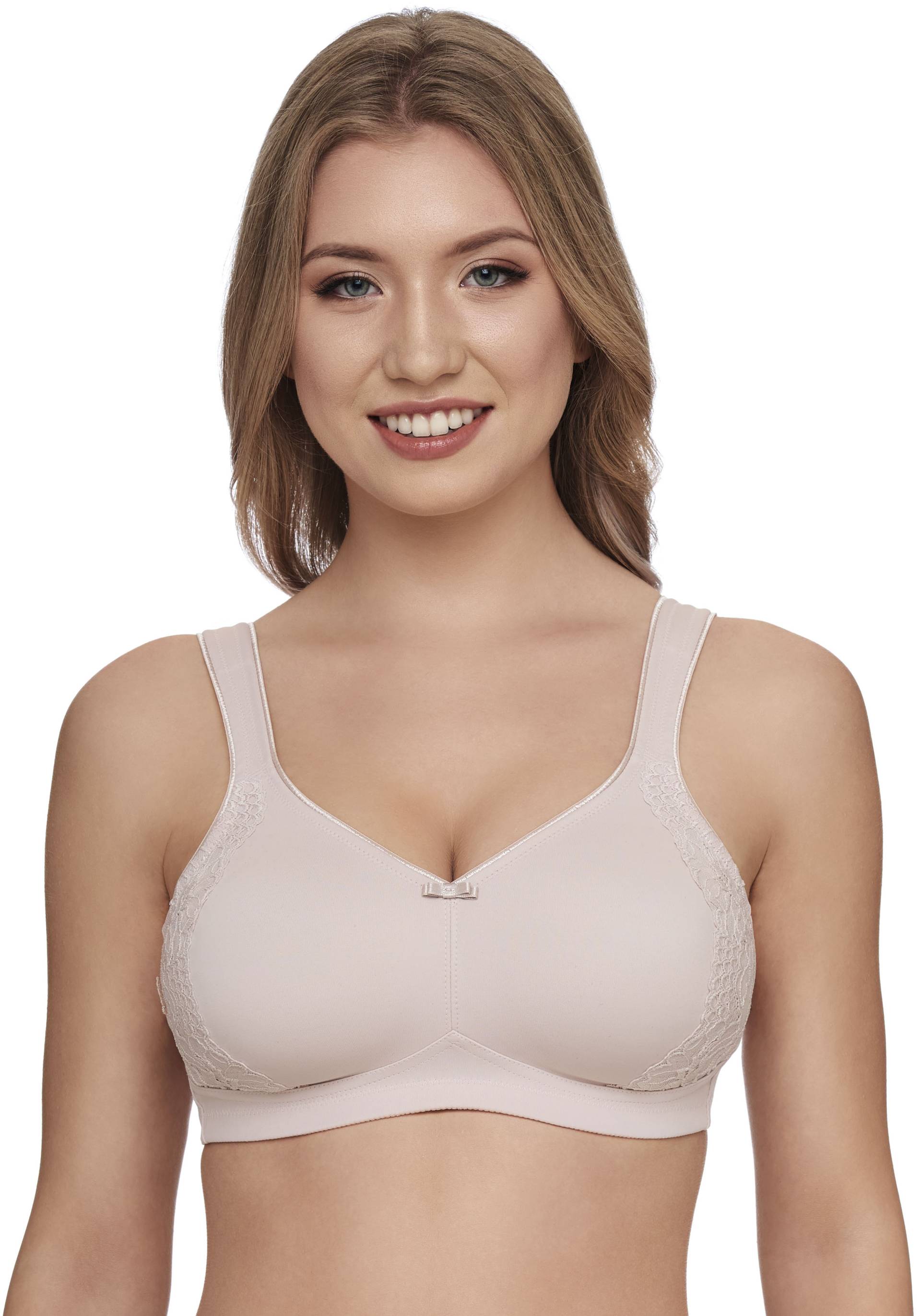 Susa Minimizer-BH »London«, vorgeformte Cups, Spitze, blickdicht von Susa