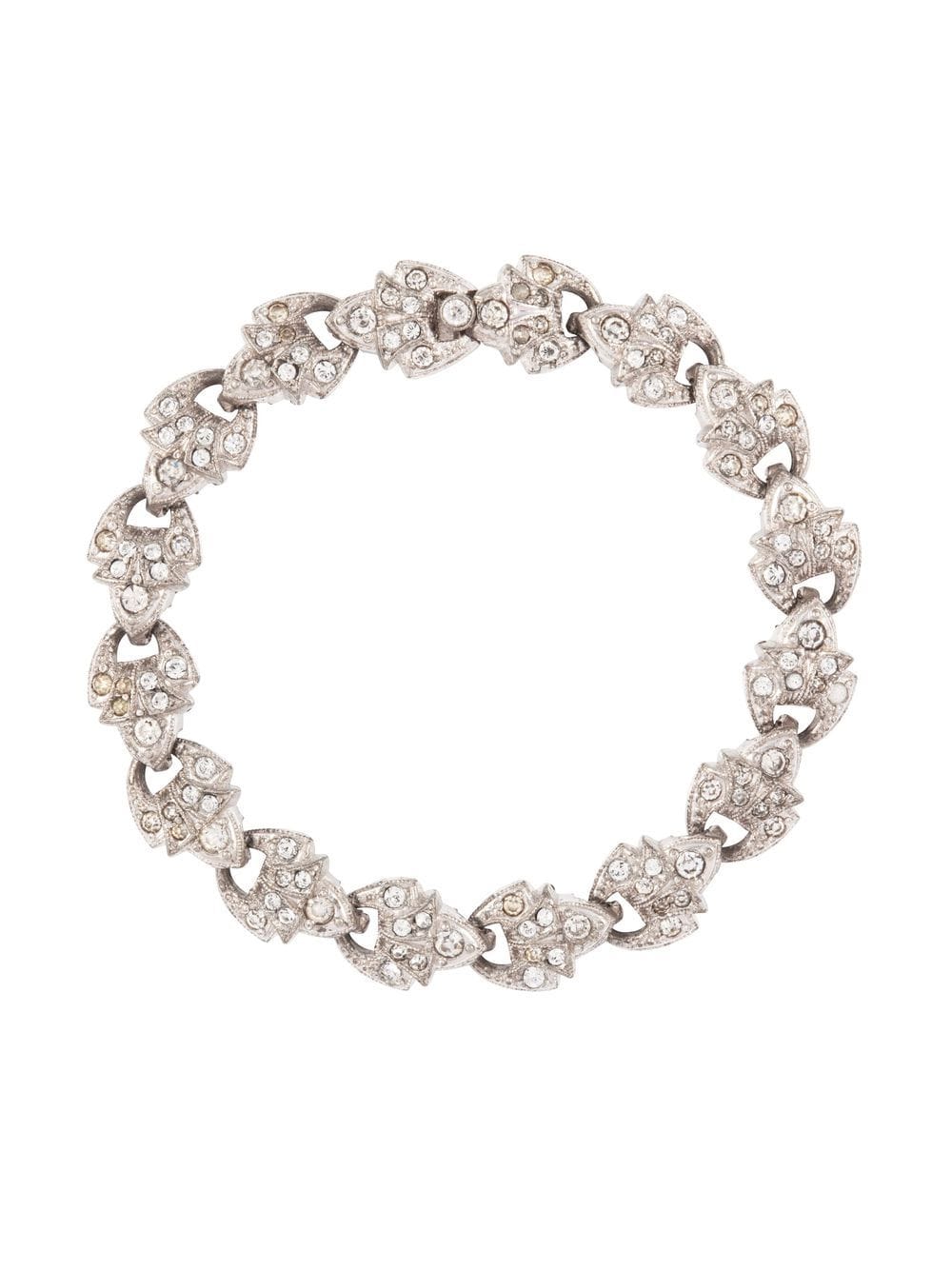 Susan Caplan Vintage 1930s crystal-embellished bracelet - Silver von Susan Caplan Vintage