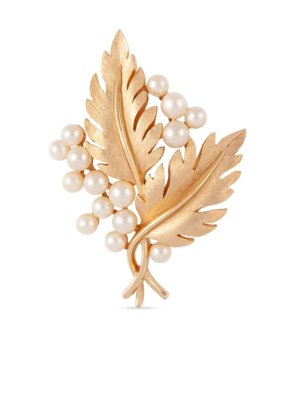 Susan Caplan Vintage 1960s Trifari brooch - Gold