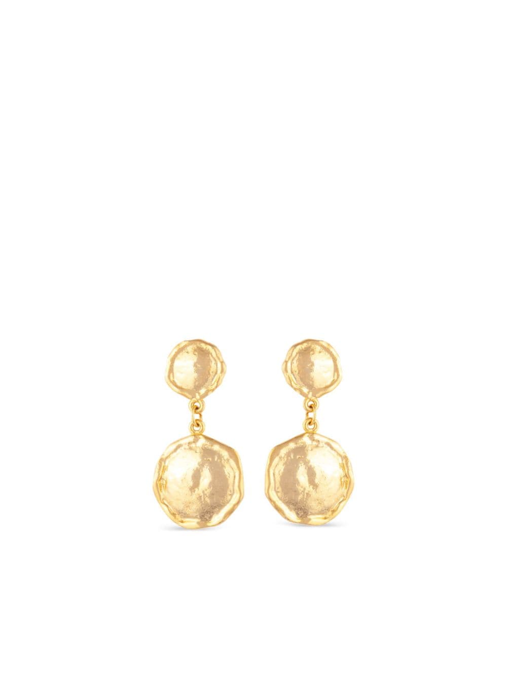 Susan Caplan Vintage 1980s gold-plated drop earrings von Susan Caplan Vintage